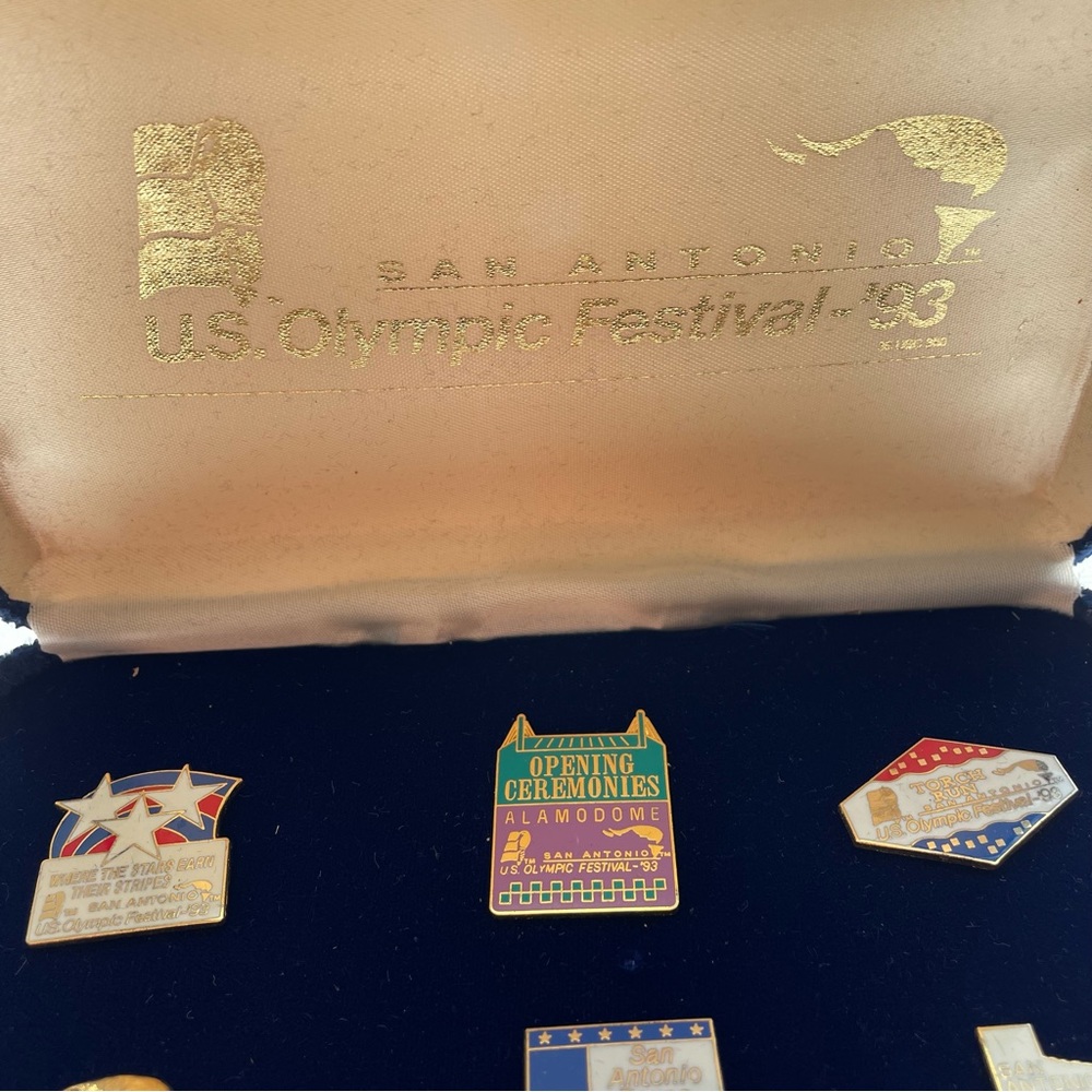 US Olympic Festival '93 Enamel Collectible Pin set in Case - Picture 3 of 6